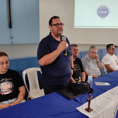 Presidente nacional da SSVP anuncia projeto que vai ofertar curso superior a assistidos, durante visita ao CM Formiga