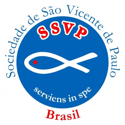 Logo da SSVP, com bandeira do Brasil, não deve ser mais adotada